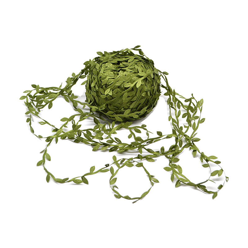 

20 Meters (2 Rolls ) Silk Leaves Artificial Plants Vine Ivy Rattan Garland Leaf Wedding Decor Fake Plants Bridal Accessories, 10meter r07