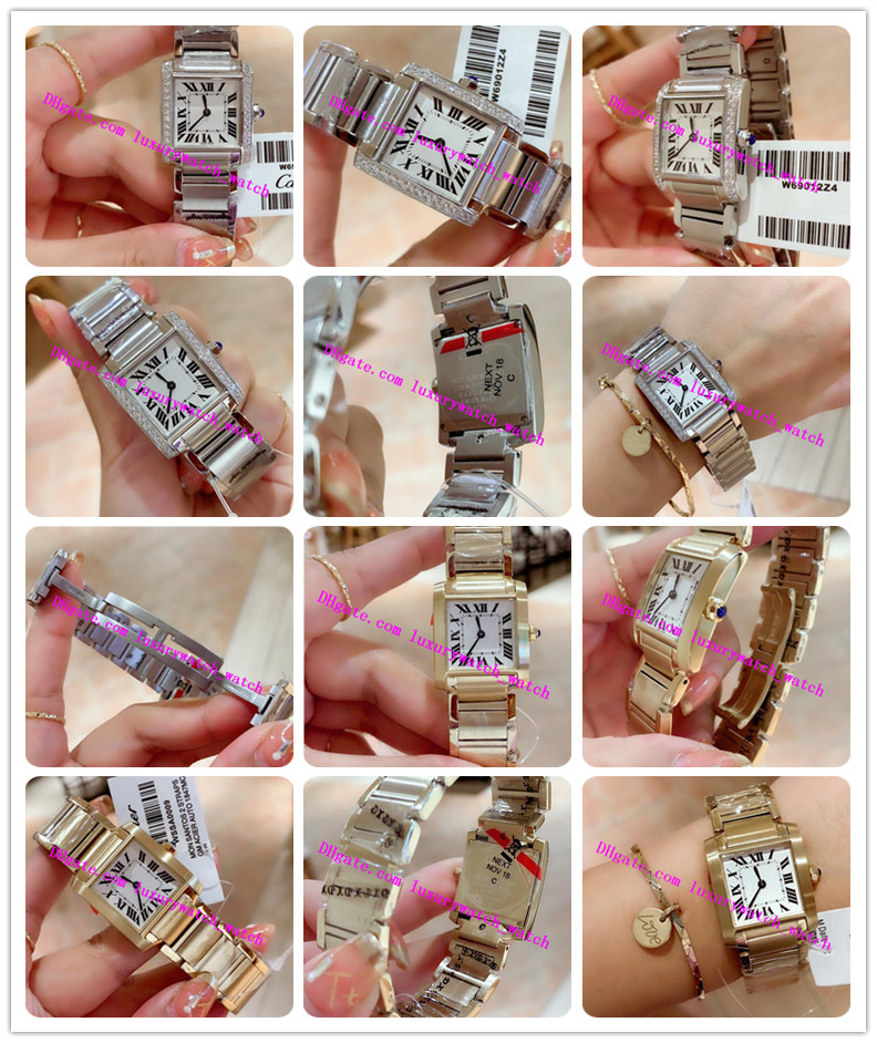 

Best Quality Quartz Movement W4TA0008 25x20mm White Dial Diamond Bezel Steel Bracelet 316L Luxury Sapphire Ladies Wristwatches