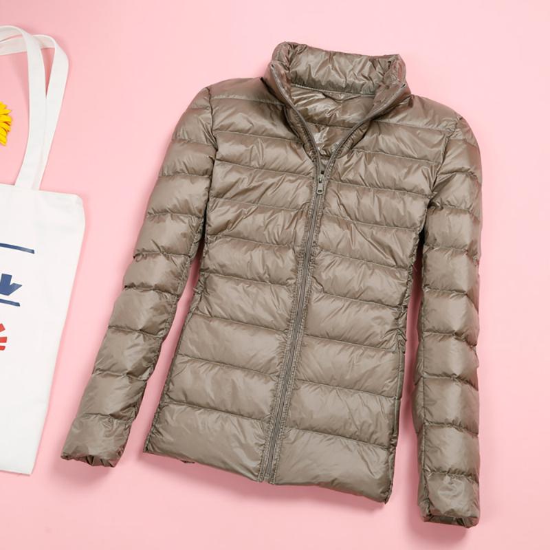 

Plus Size 6XL 7XL Outwear Warm Basic Jacket Female 2020 Winter Coat Jacket Duck Down Ultra Light Women Portable Slim Windproof