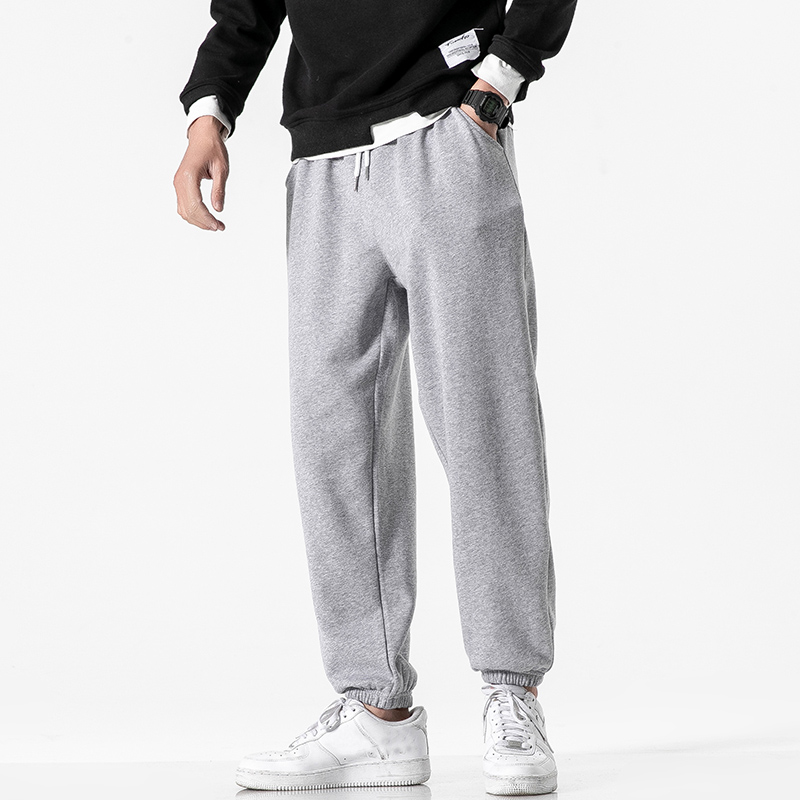 

hip hop Japan street style sweatpants fashion casual japanese Foreign trade hot sports pants letter print design fashion sweatpa, Black