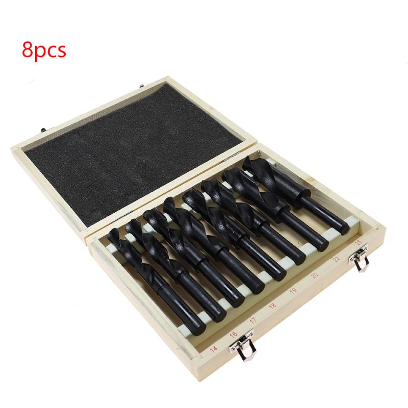 

8pcs 1/2" inch Round Shank HSS Twist Drill Bit Solid Carbide Set High Speed Steel Drill Bit Set