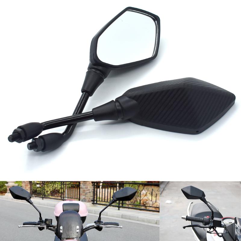 

Universal 10mm Motorcycle Rearview Mirror Black Side Mirror For MT-07/FZ-07 FJ-09 MT-09/SR/FZ-09 FZ1 FAZER FZ16