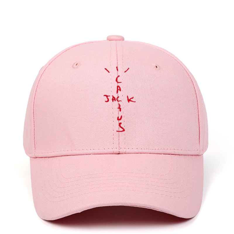 

2020 Cotton Cactus Jack Baseball Caps Travis Scott Unisex Astroworld Dad Hat Cap Embroidery Man Women Summer Hat Fashion, Red