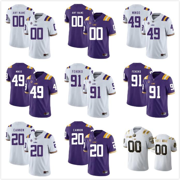 

Custom Mens Youth LSU Tigers Any Name Any Number S-6XL Kids Man Home Away NCAA College Football Jerseys, 00 white 150th