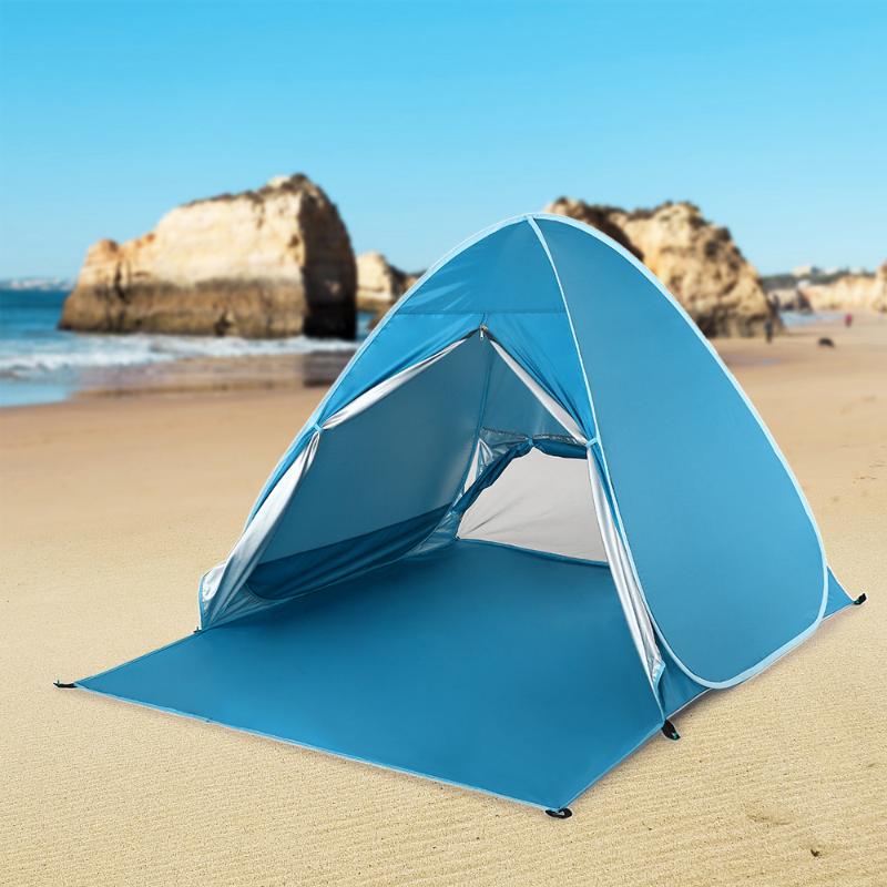 

2 Person Lightweight Camping Tent Portable Handbag Quick Automatic Open Tent Hiking Camping Sun Shade
