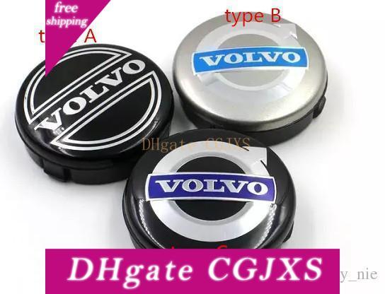 4 Cache Moyeu Centre de Roue Volvo 64mm Logo Emblème Volvo S60 S80L XC60