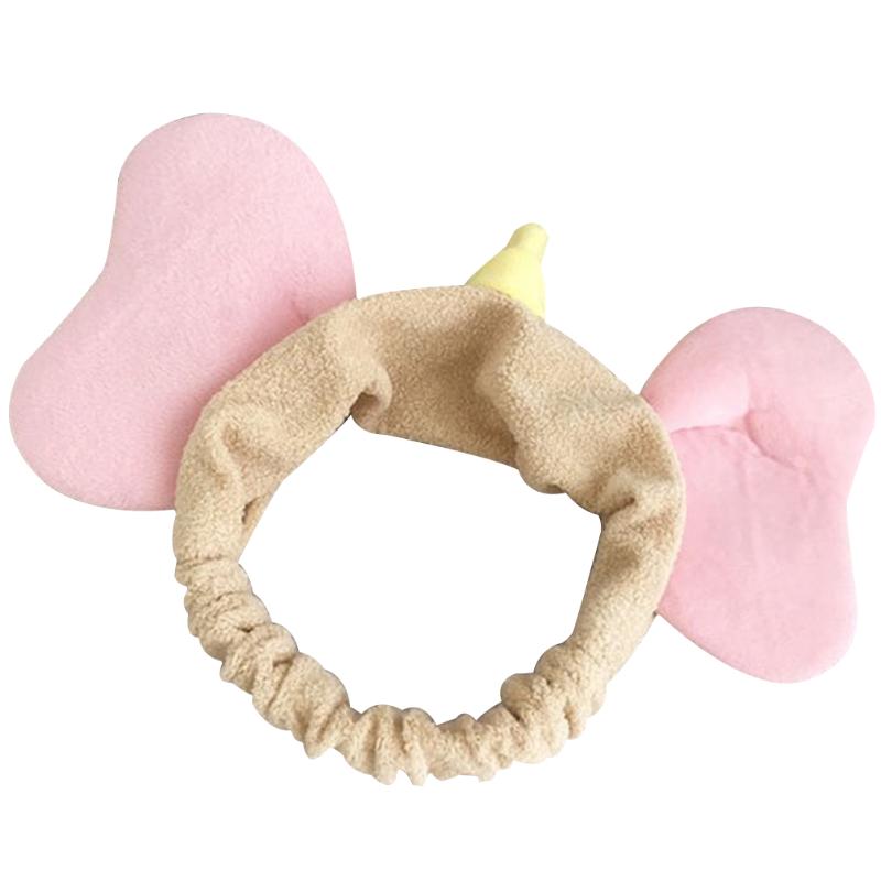 

Women Korean Version Elastic Hair Band Dressing Mask Elephant Ear Birthday Face Washing Accessories Cute Cosplay Decoration