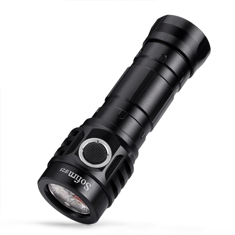 

Sofirn IF25 Rechargeable Powerful 21700 2500lm Variable Light Color Temperature 4 pcs LED 18650 Torch 2700K-6500K