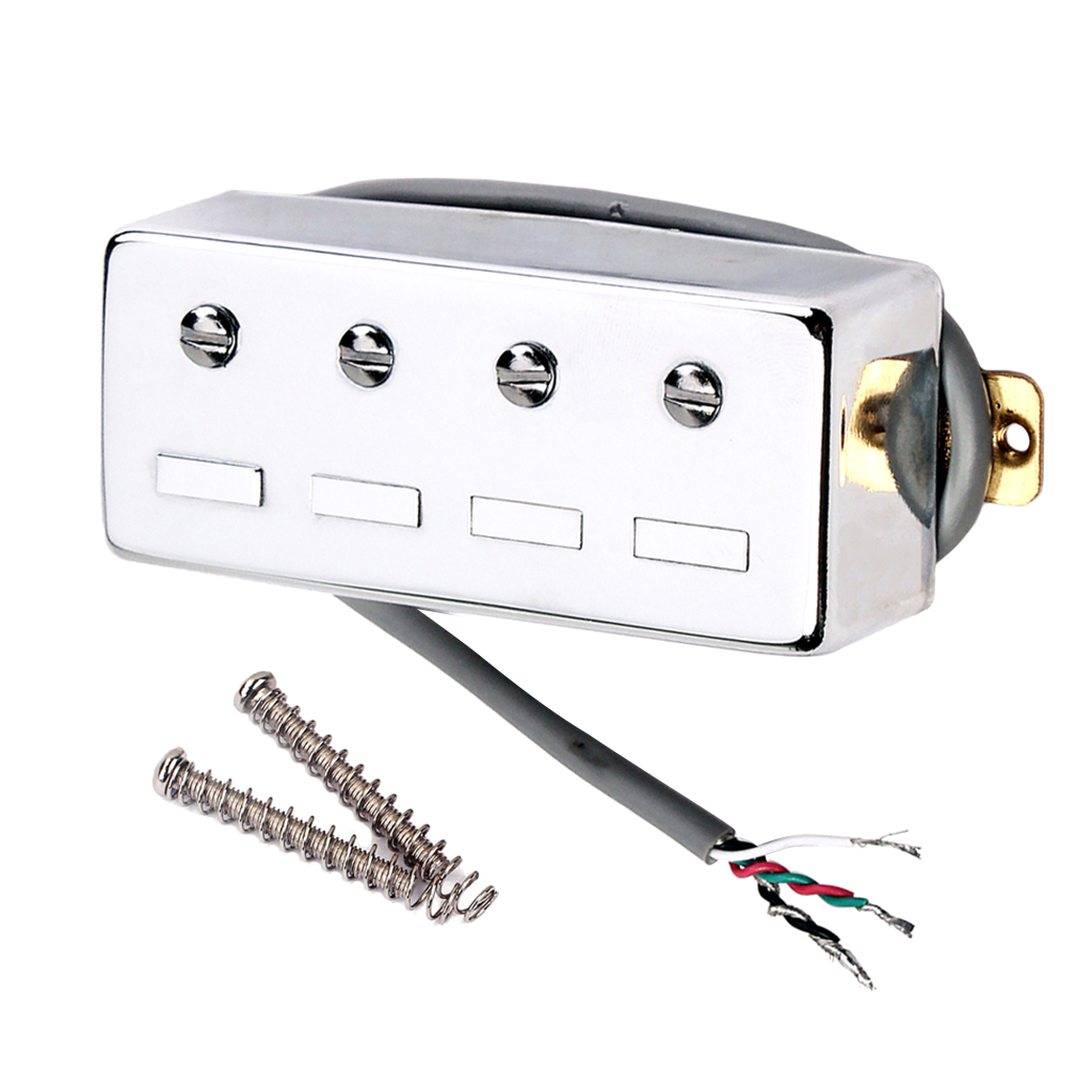 

4 String Noiseless Pickup White for Bass Guitar Replacement