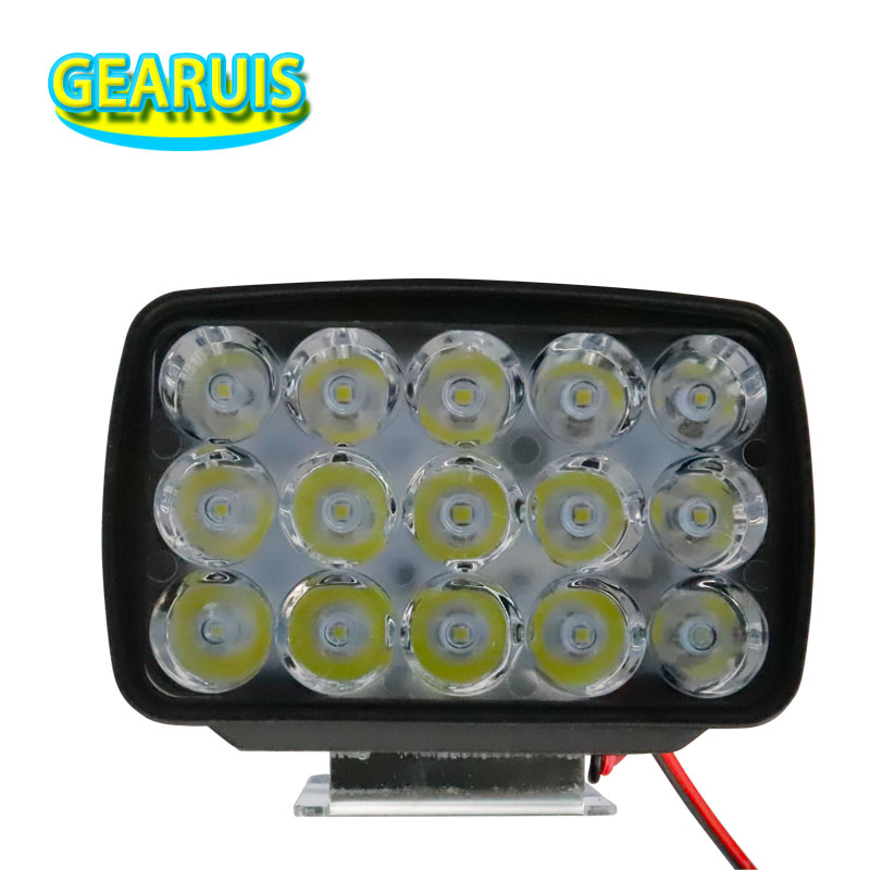 

Super bright 12V-85V DC 12W 15 SMD 3030 LED White 1A Spot Beam DRL headlight for motorcycle Electric vehicle, As pic