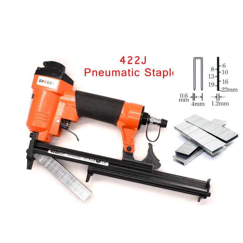 

422J Upholstery Stapler 20Ga Pneumatic Staples Gun For Furniture Woodworking