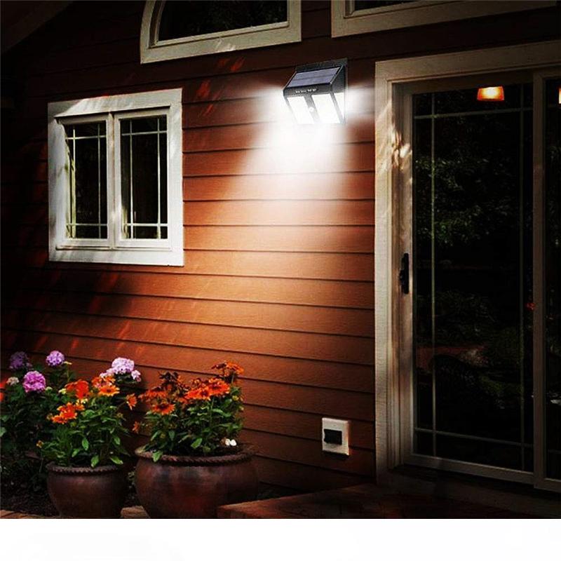 

LEDs Solar Lights Waterproof Outdoor Motion Sensor Lights 20 30 35 100 146LEDs Wall Light Garden Garage Yard Lamp