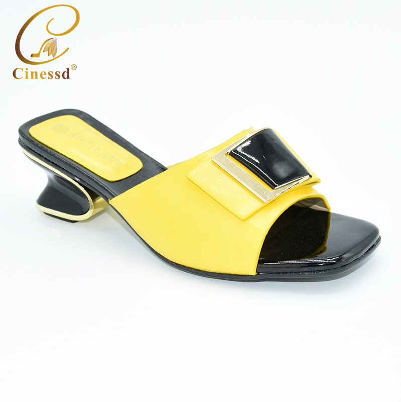 

Fashion Shoes for Summer Women Sweet Style for Royal Wedding Party Slingbacks Sandals 2020 Summer Women's Mid Heels Slippers, Green