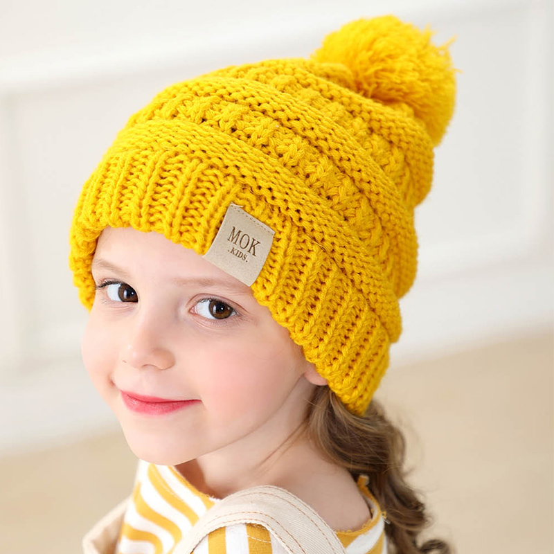 

Baby Hat Winter Warm Ears Baby Hats Newborn For Boys Girls Cap Toddler Knitted Turban Beanie Crochet Kids Headwear