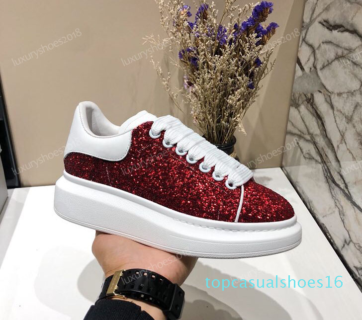 red glitter tennis shoes womens