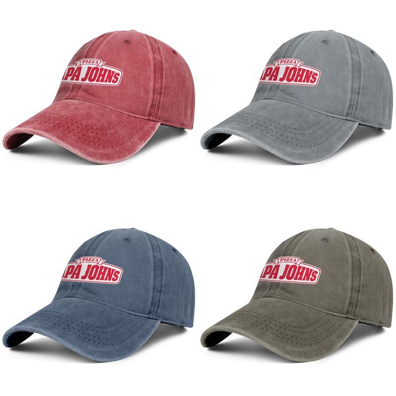 

Stylish papa loves pizza delicious food Unisex Denim Baseball Cap Design your own Best Hats Papa John's Loves Pizza logo Flash gold old, Blue;gray