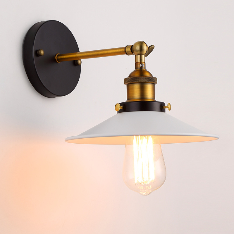

American Loft Wall Lamp Retro Vintage Industrial Loft Wall Lights Bedroom Lamp Bar Cafe Home Deco E27 Sconce Light Fixture