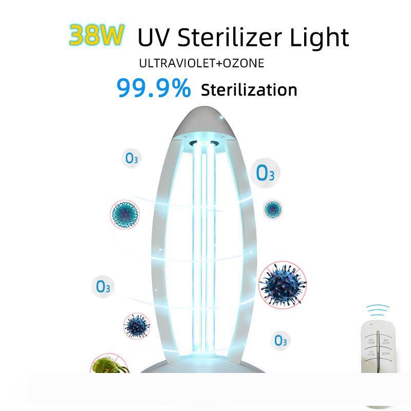 

AC110V 220V 38W UV Sterilization Lamp - UVC Deodorizer Air Sanitizer UV Germicidal Light Factory spot wholesale