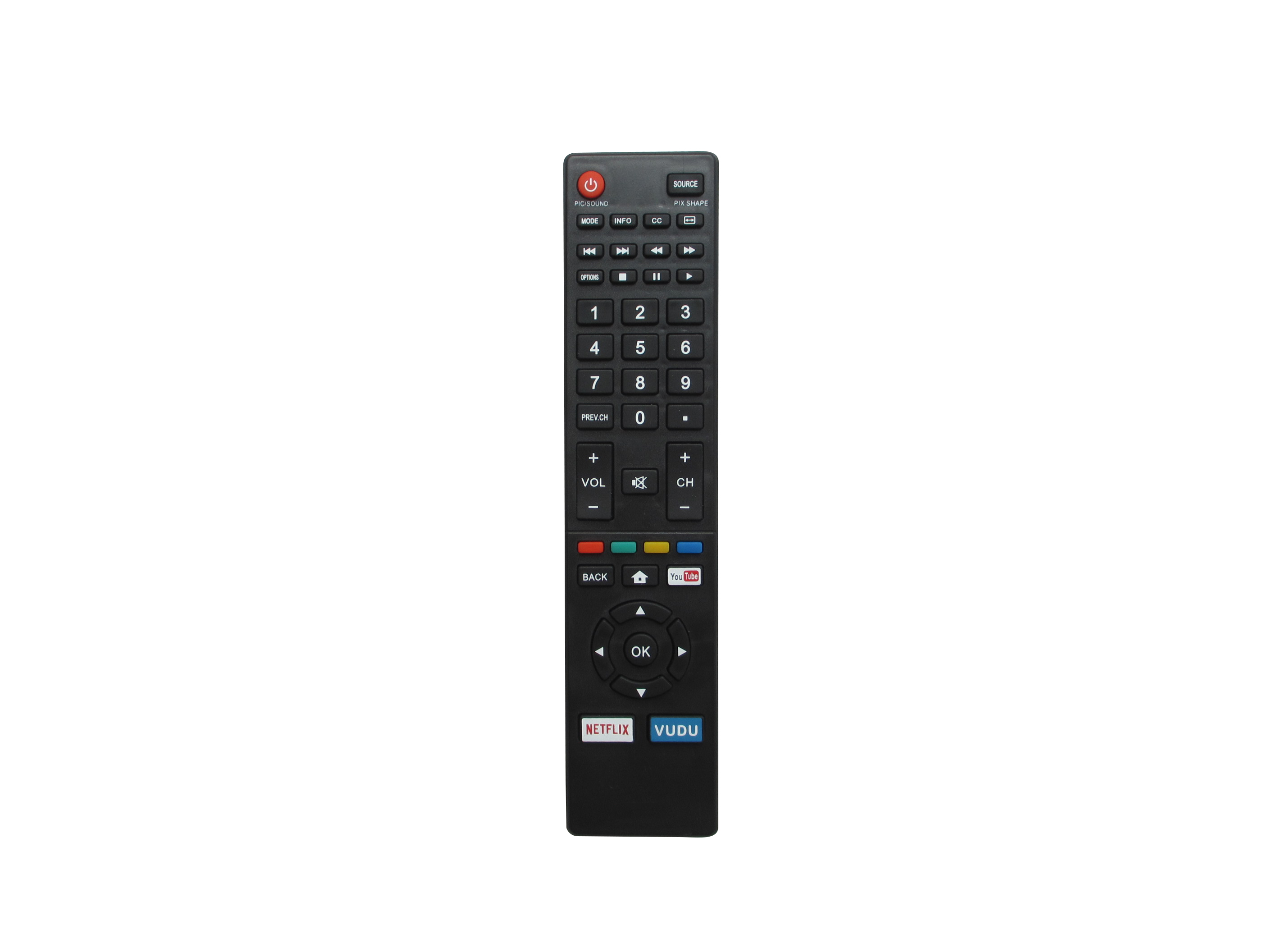 

Remote Control For Sanyo NH414UD NH415UP FS32C06F FW50C76F FW55C46F FW50C36F NH427UD FW50C87F LCD HDTV TV Television