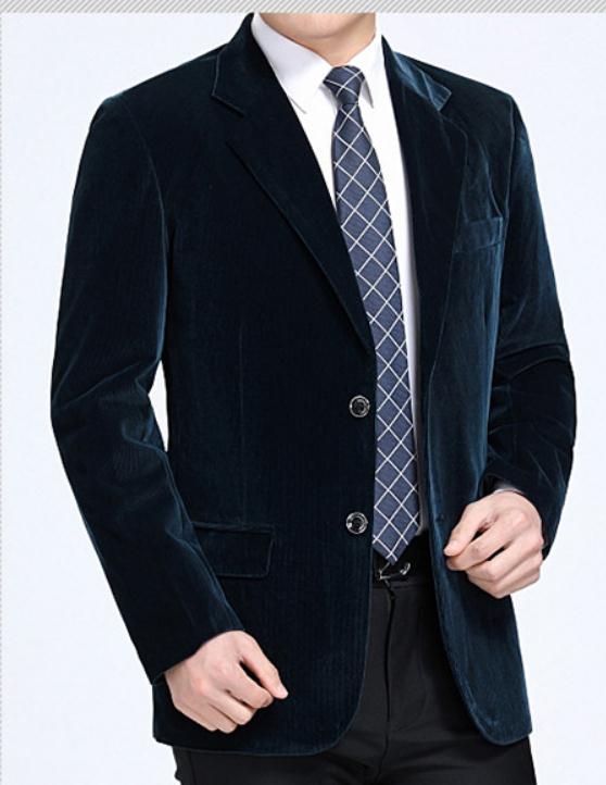 

2020 spring and autumn winter with New style fashion Long sleeve men' Western-style clothes coat, Black