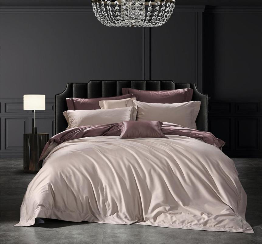 

Luxury Embroidery Silky Soft Duvet Cover Jacquard Bedding Sets green bedsheet Queen King size 4pcs Christmas Gift, 001