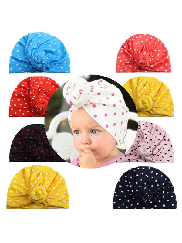 

Newborn Baby Hat Cute Knot Turban Soft Hat Elastic Head Wraps Headwear for Newborn and Infant