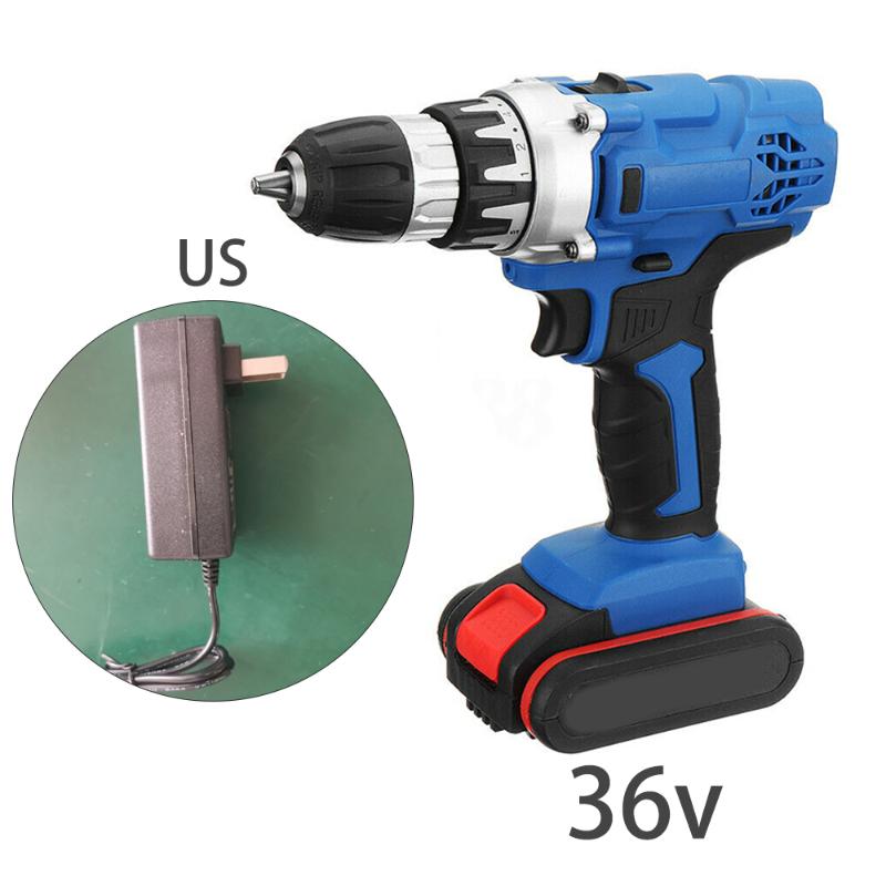 

3 In1 Electric Cordless BRUSHLES Drill Wrench LED Light 2Speed +Battery 36V 30Nm