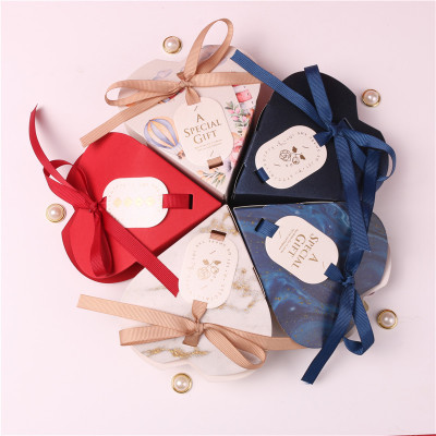 

Multicolor Candy Boxes Heart Shape Travel Gift Box Paper Wedding Birthday Christmas Favor Present Boxes Packing Favor