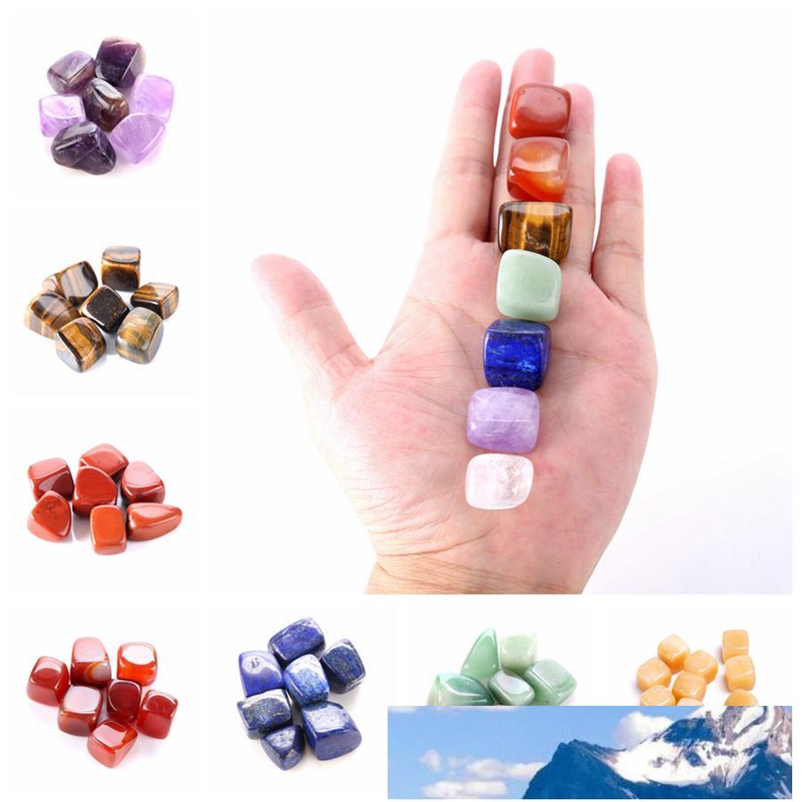 

Arts and Crafts Natural Crystal Chakra Stone 7pcs Set Stones Palm Reiki Healing Crystals Gemstones Home Decoration Accessories RRA2812 Factory price expert design