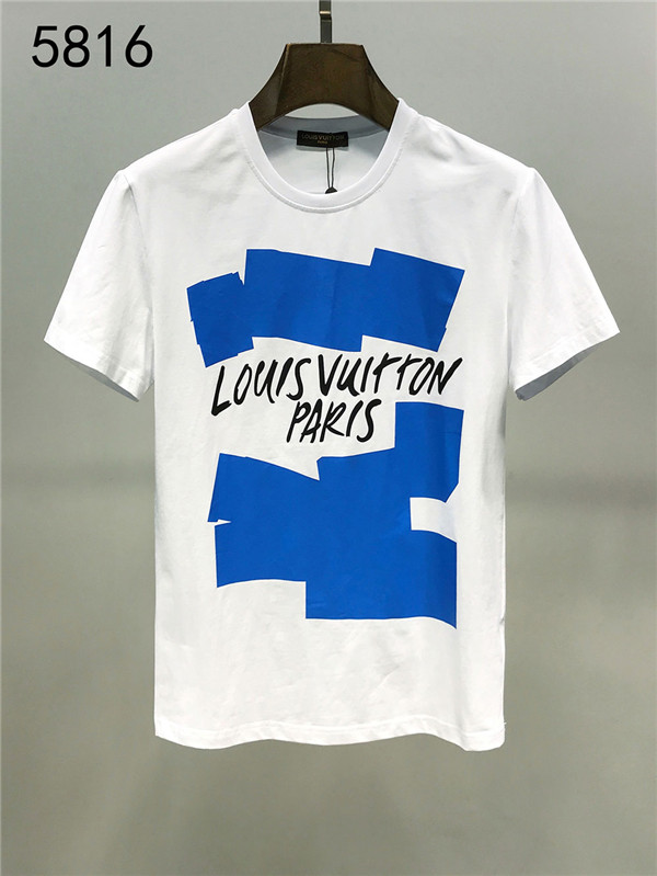 

mens summer t shirts pairs fashion shirts wave let Plus Size Shirt Short Sleeve t shirt Printed Cotton T-shirt Men Designer Clothing -3XL, White;black