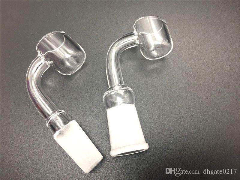 

2mm thick club domeless quartz nail 10mm 14mm 18mm male female bowl quartz banger nail for Dab Rigs glass bongs