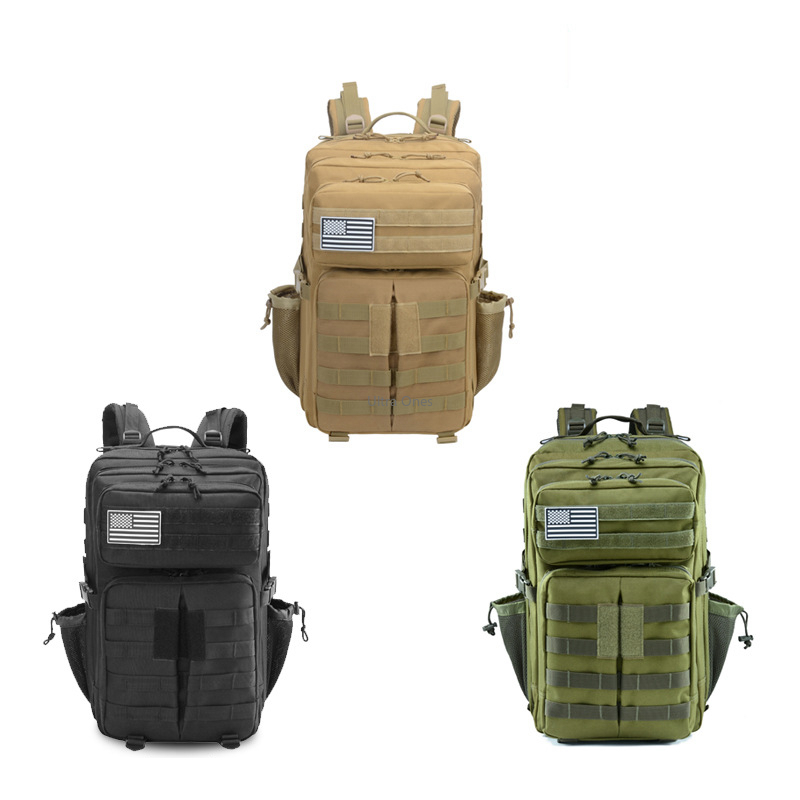 

Tactical Bags Waterproof Camping Hiking Hunting Molle Backpacks Climbing Trekking Travel Army Rucksacks Men, Black
