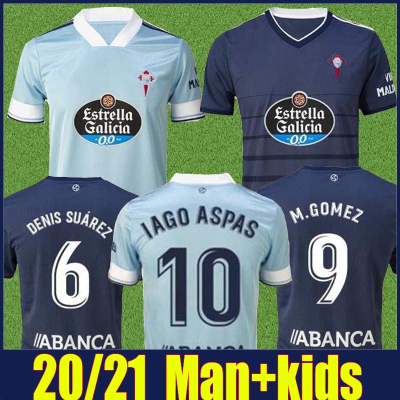 

Man And Kids 2020 2021 RC Celta de Vigo Soccer Jersey LOBOTKA IAGO ASPAS SANTL MINA kids Football Shirt SISTO BOUFAL camiseta futbol Kit, 20 21 home kids
