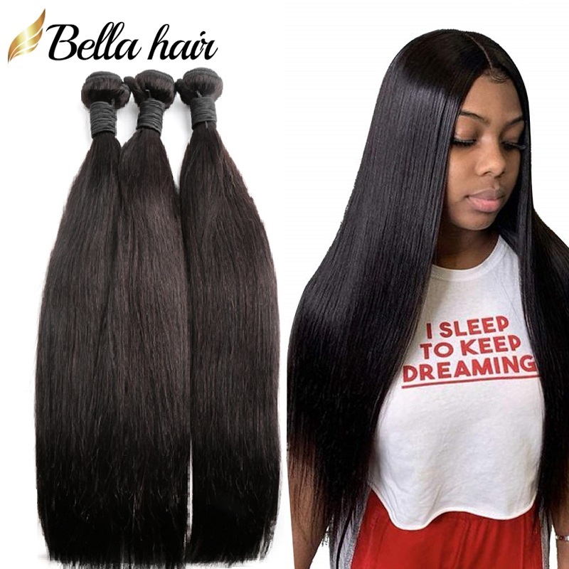 

11a one donor unprocessed remy human virgin hair bundles brazilian indian malaysian peruvian hair extensions weft silky straight weaves 34pcs sale, Natural color
