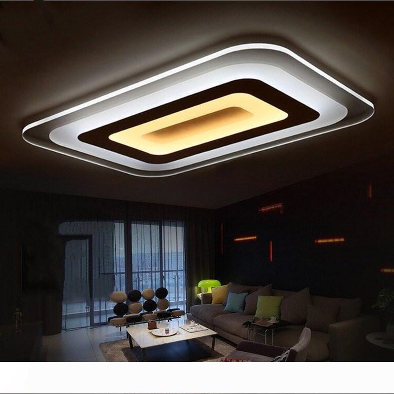 

Thin LED Ceiling Lamp Modern Square Led Ceiling Lights Acrylic Ceiling Chandeliers for Living Room Bedroom AC85-265V