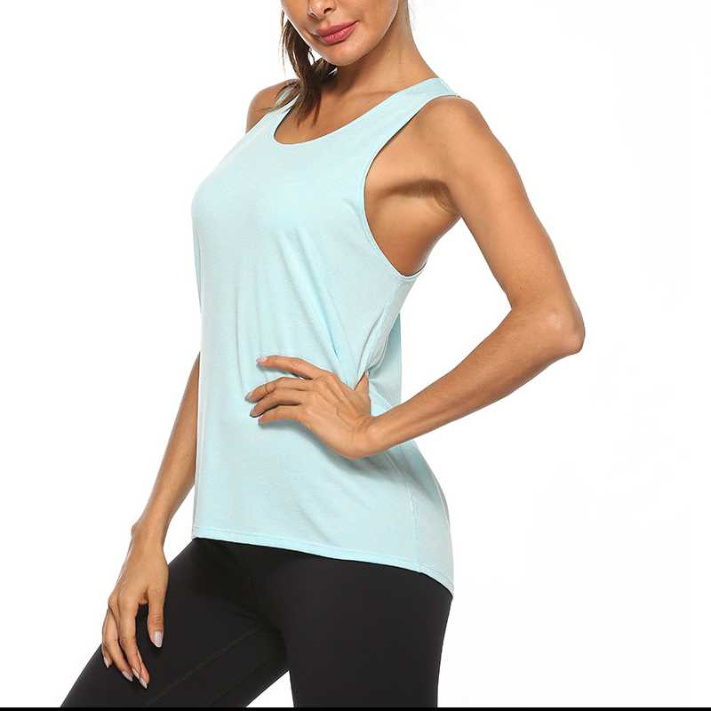 

Women Summer Sport Vest Running Sport Shirt Tanks Top Back Gym Yoga Top Loose Sleeveless Basketball Mujer Jogging Vest 2020, Black