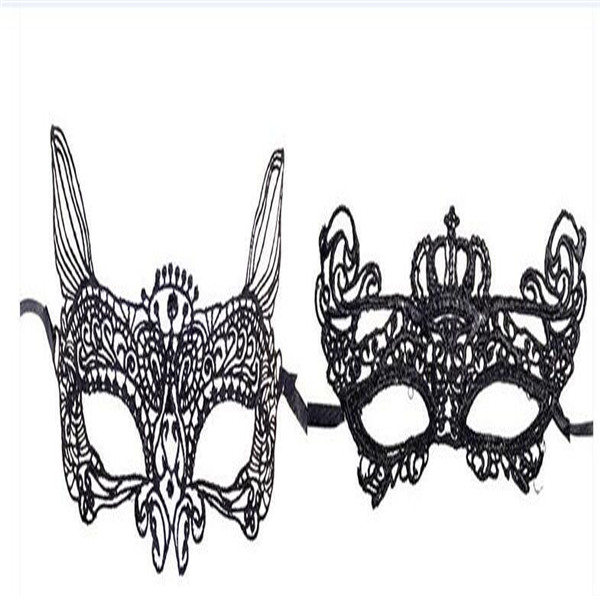 

07 wholesale Factory explosion style fun lace queen mask Halloween party party makeup dress party mask