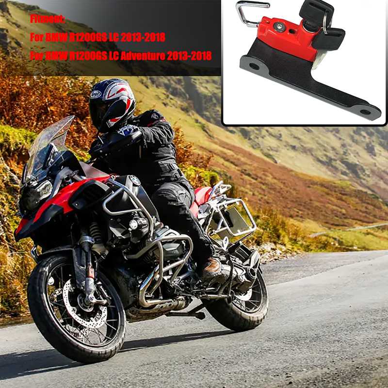 

Motorcycle Helmet Lock Kit for R1200GS LC Adventure R 1200 GS 2014 2020 2020 Motorbike Helmet Lock Accessories
