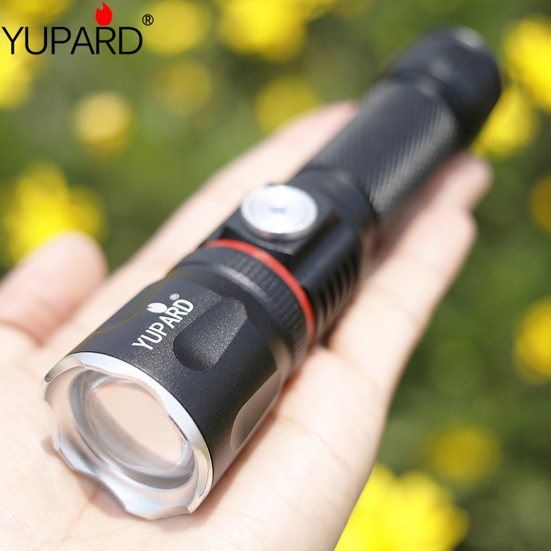 

Outdoor T6 LED USB Rechargeable Powerful COB Zoom camping lamp tail magnet Work Light fishing lamp +18650 battery