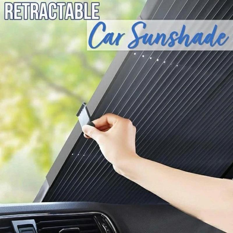 

New Shade Aluminum Film Heat Insulation Sunscreen For Sun Protection Front Gear Windshield Summer Car Sunshade