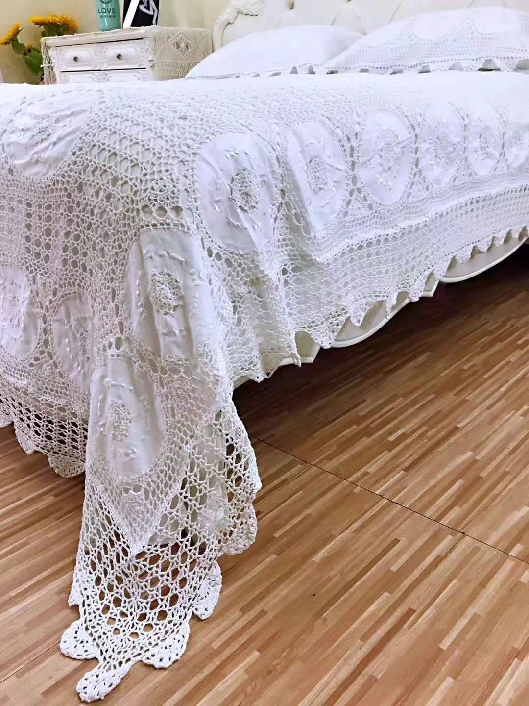 Acheter Blanc Main Crochet Lit Set Sets Etaler De Coton Literie De Luxe Couvre Lit Taie Super King 250x280cm Couvre Lits Couvre Lit Sets De 153 62 Du Queenbedding Fr Dhgate Com Acheter Blanc Main Crochet Lit Set Sets Etaler De Coton Literie De Luxe Couvre Lit Taie Super King 250x280cm Couvre Lits Couvre Lit Sets De 153 62 Du Queenbedding Fr Dhgate Com