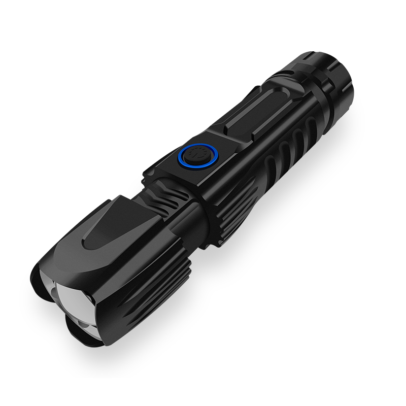 

The new XHP90 zoom work light rechargeable input and output with pen clip with safety hammer and strong light
