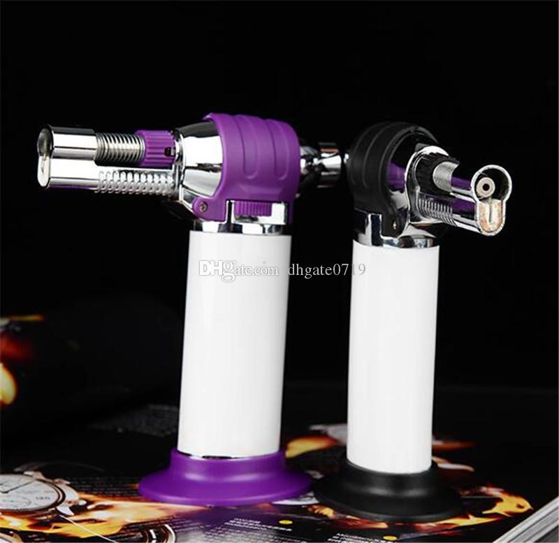 

1300° Professional chef Butane jet flame torch lighter Refillable Micro Culinary lighter BBQ igniter Windproof Inflatable lighters