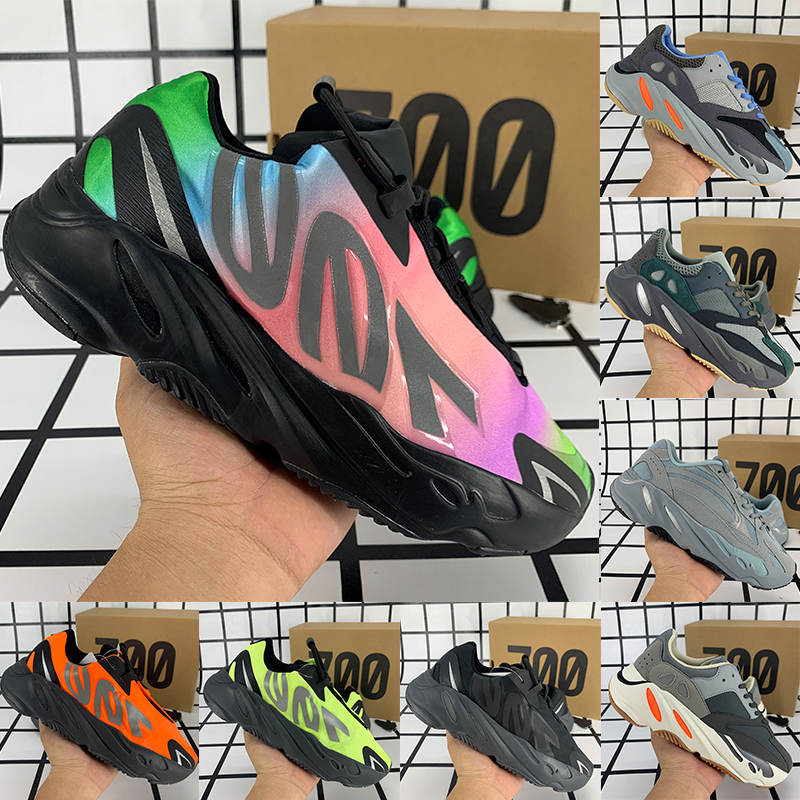 

Box 700 Tie dye graffiti Orange Carbon Teal blue reflective running shoes Inertia magnet vanta Triple Black men women Sneakers, Carbon blue