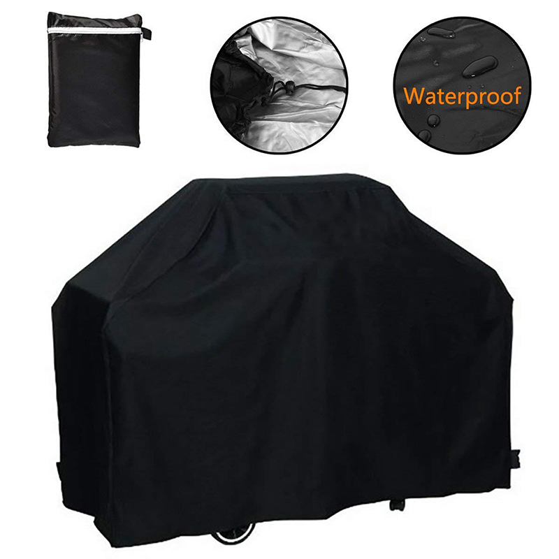 

Waterproof Barbeque Grill Cover Oxford UV Inhibited Rainproof Anti Dust For Outdoor Barbeque Grill BBQ Tools Gadgets, Black s