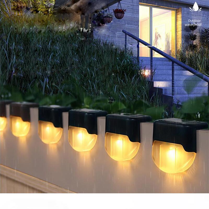 

Solar Deck Lamp LED Path Outdoor Garden Wall Light Waterproof Rechargeable Ni-MH Battery Step Stair Yard Balcony Fence Solar Lights