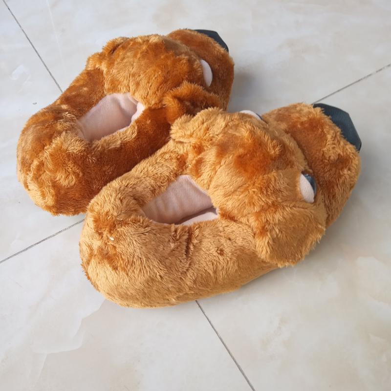 

New Animal women slippers winter hot indoor home cartoon dog shoes warm ladies travel hotel slippers house sexy woman g, 03 coffee