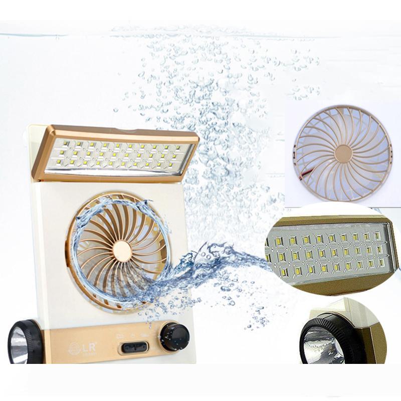 

Portable Solar Fan LED Table Lamp 3 in 1 Multi-function Eye-Care Flashlight Light for Home Camping Solar Cooling Fans