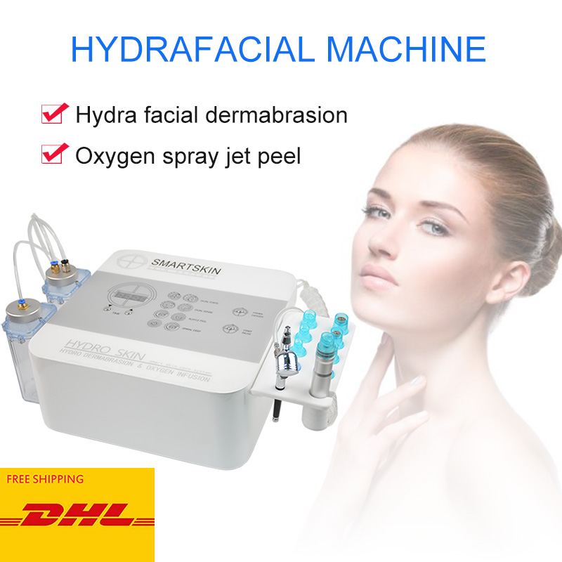 

2 in 1 Hydra Facial Hydrafacial Dermabrasion Oxygen Jet Peel Machine Aqua Cleaning Water Peeling Skin Deep Cleansing Hydro Microdermabraszzh