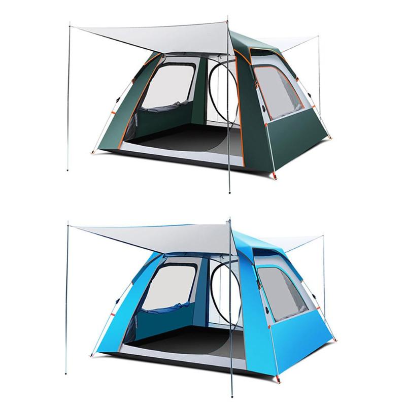 

Automatic Outdoor Camping Tent Durable Waterproof Family Large Tents 3-4 Person Easy Setup Tent For Beack Garden Fishing